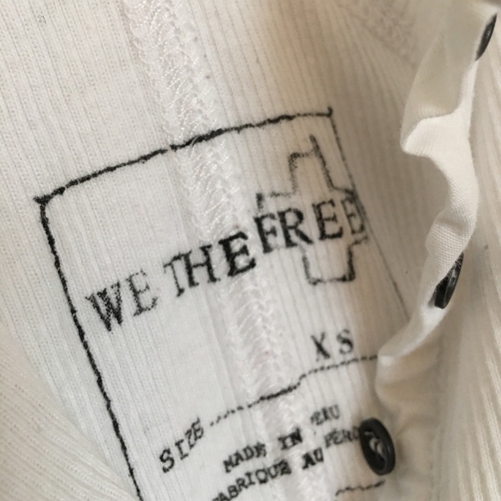 Free People We The Free Isabelle Tank in white 💟 - Picture 3 of 4