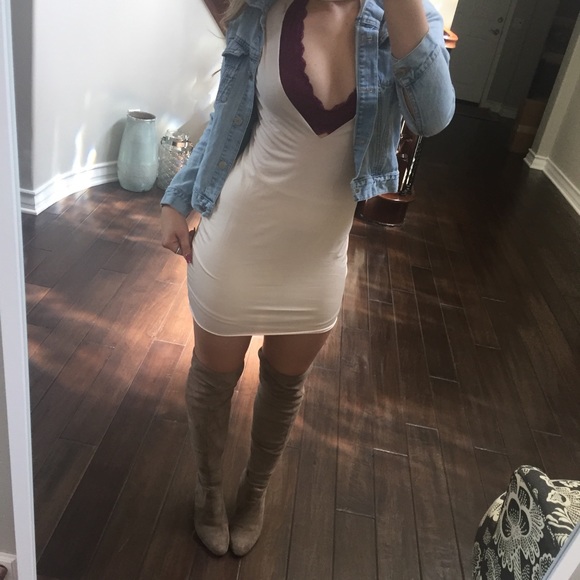 LAST//Blush Choker T-Shirt Dress - Picture 2 of 8