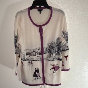 Talbots's Women's Button Front cardigan