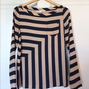 DVF blouse size 2