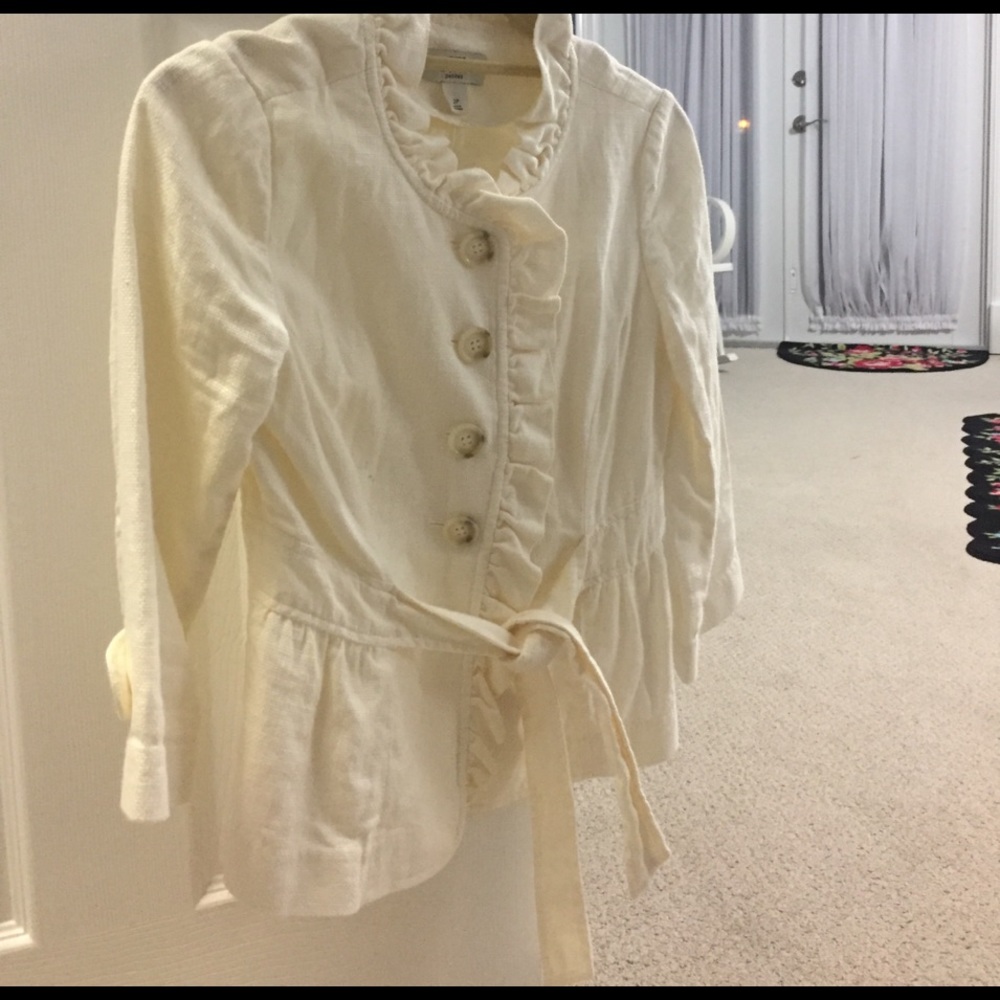 Loft Cream Blazer-Never worn only tried on!