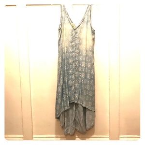 High low chambray dress
