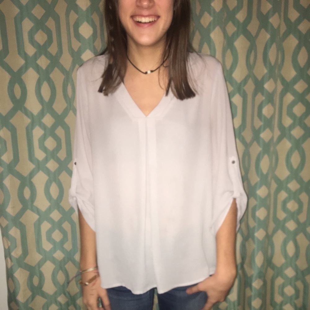 Sheer Gray light weight blouse