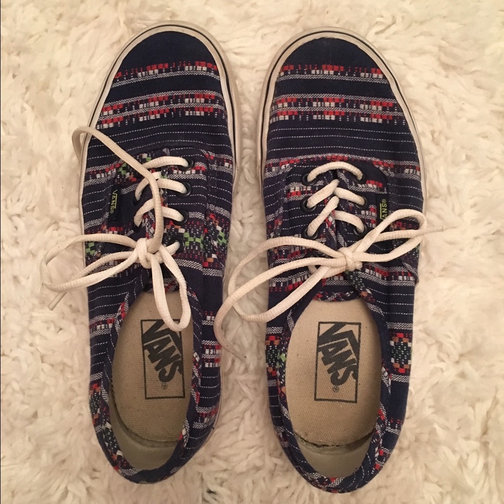 Tribal print vans