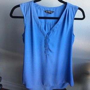Express baby blue tank