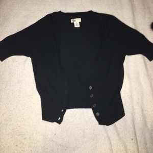 Cropped Black cardigan