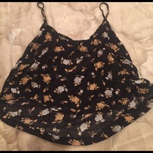 Forever 21 floral crop cami!