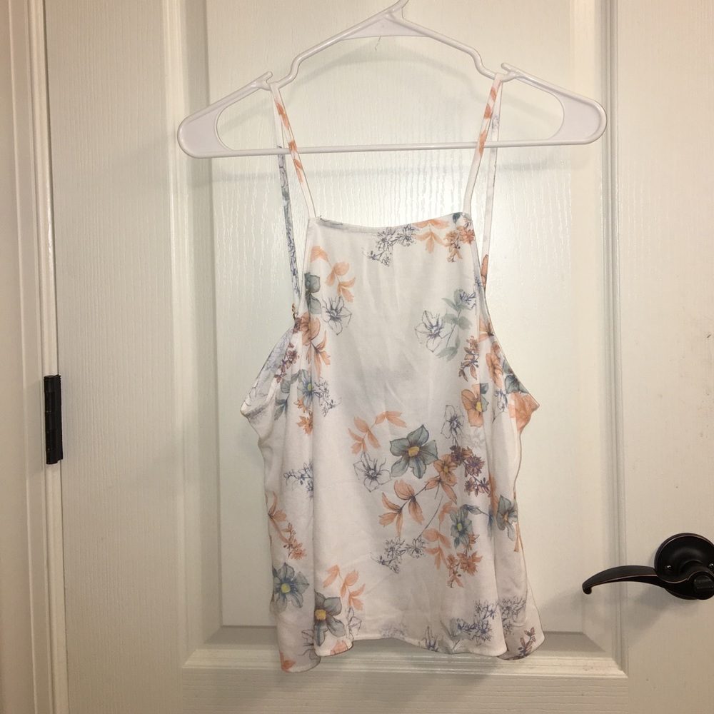 Floral Kendall & Kylie tank top