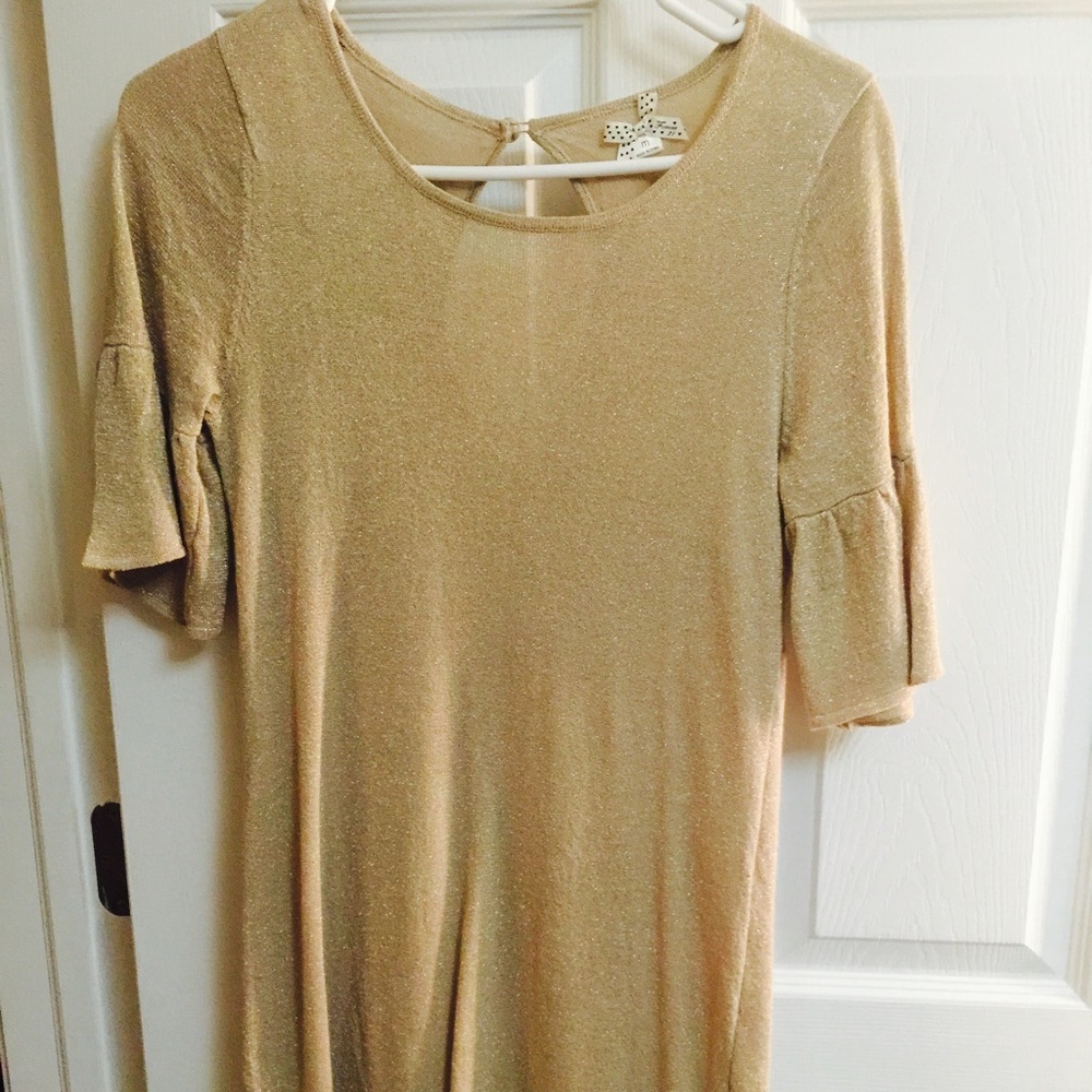 Gold dress