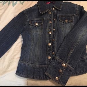 Dark wash jean jacket