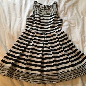 Boutique Black and White stripped dress!