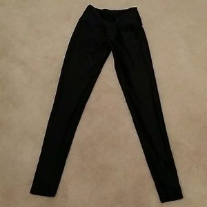 Shiny Black Leggings S/M