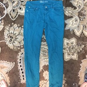 Old Navy jeans turquoise