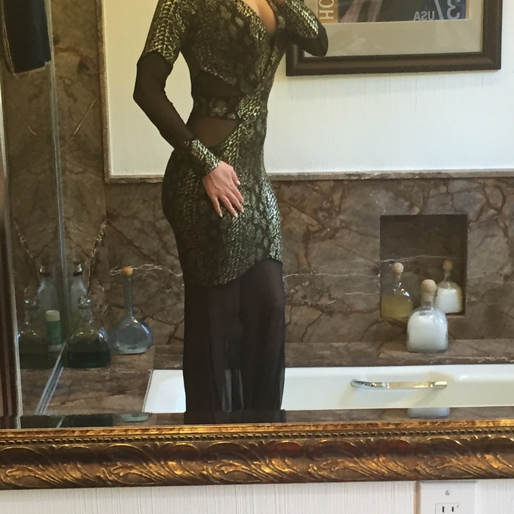 Sparkly full length gown