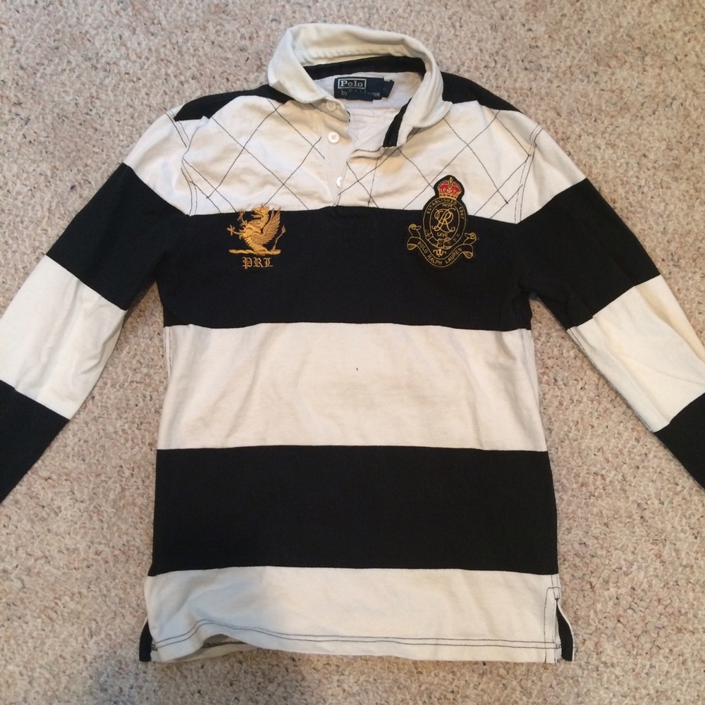 Striped Rugby Polo