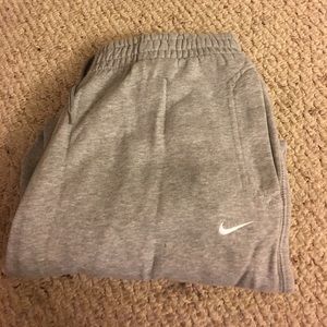 Gray Nike sweatpants