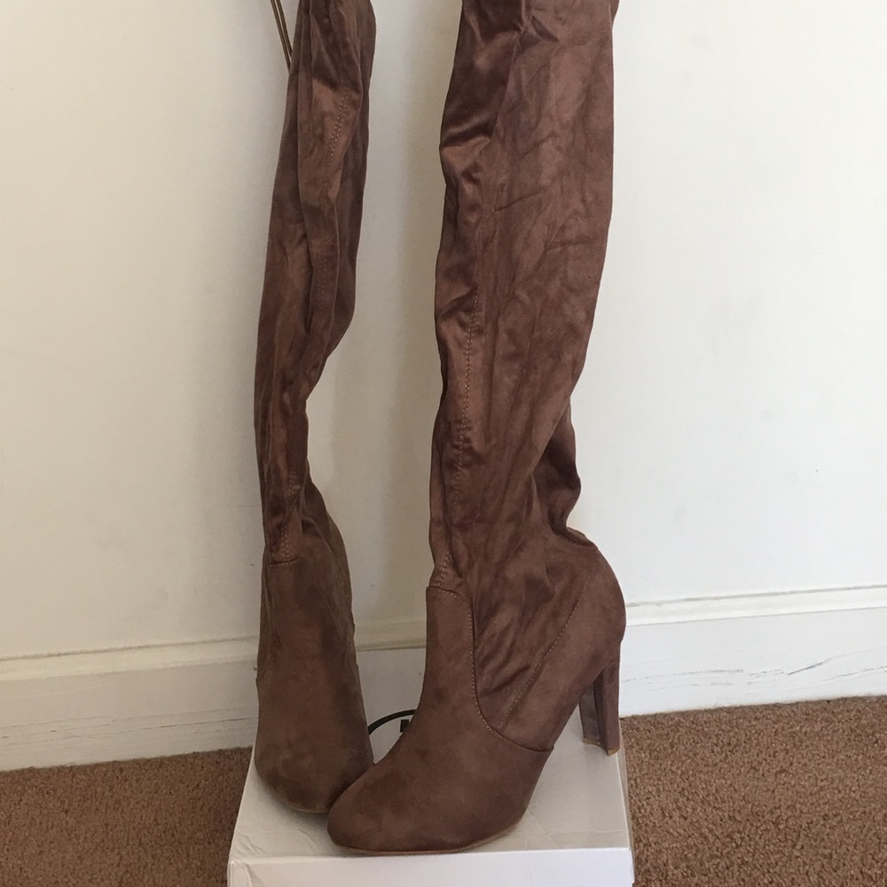 Fall thigh boots mainly fit for wide calf women