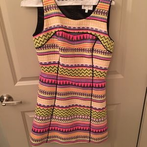 Milly Neon Tweed Dress