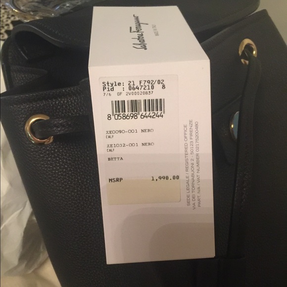 Original authentic SalvadorFerragamo back pack