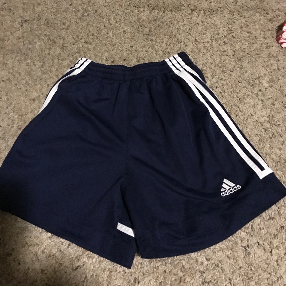 Adidas navy blue soccer short