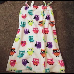 Plush owl robe