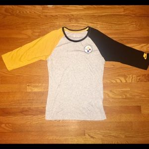 Nike Steelers quarter sleeve shirt