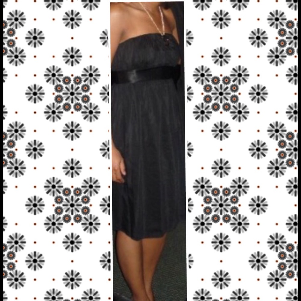 Gap Black Crepe Cocktail Dress - Cotton/Silk Size6