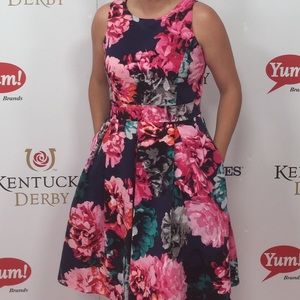 Eliza J Spring Floral Print Dress