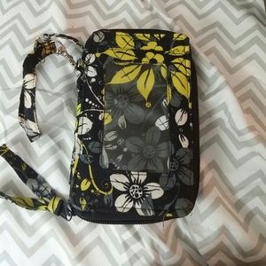 Vera Bradley zip wallet wristlet