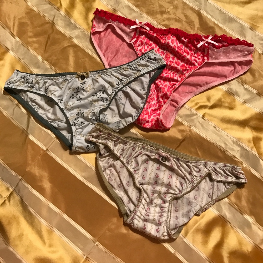 3 Victoria's Secret Panties Medium