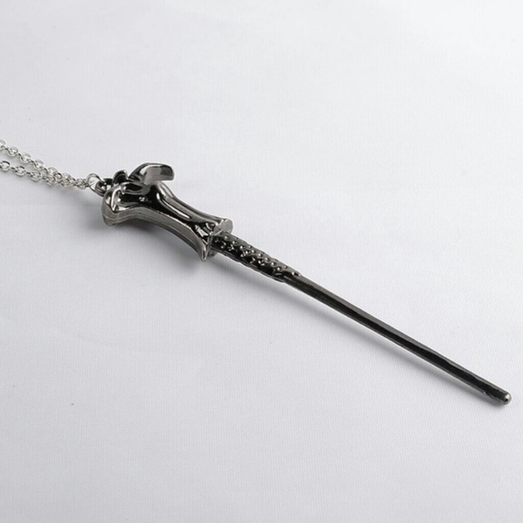 Harry Potter Voldemort Dumbledore wand necklace - Picture 2 of 4