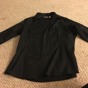 Black button up