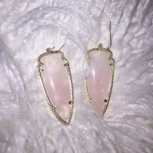 Kendra Scott Skylar Earrings Rose Quartz