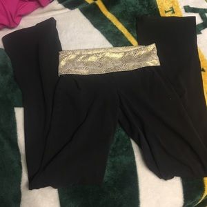 PINK Packers bootcut yoga pants leggings