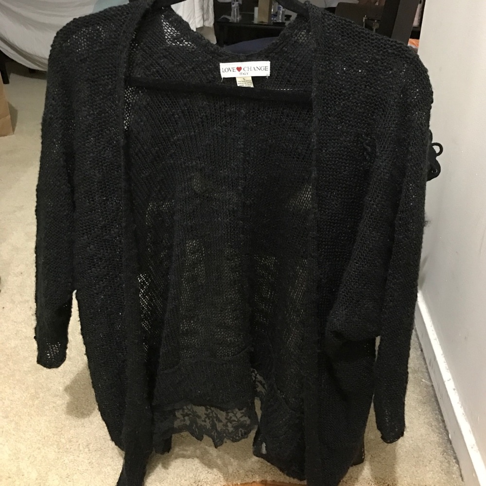 Knit cardigan