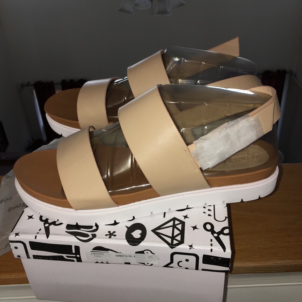 Tan sandals