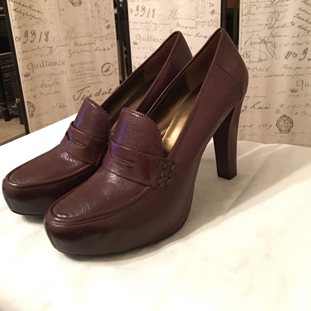 Penny loafer pumps for Nordstrom.