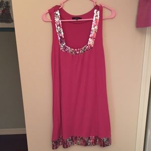 Express size L dress with sequins