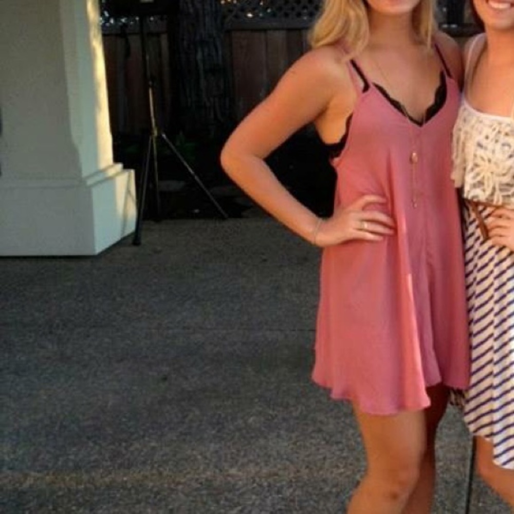 Brandy Melville rose pink dress