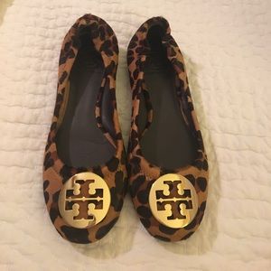 Tory Burch leopard print flats