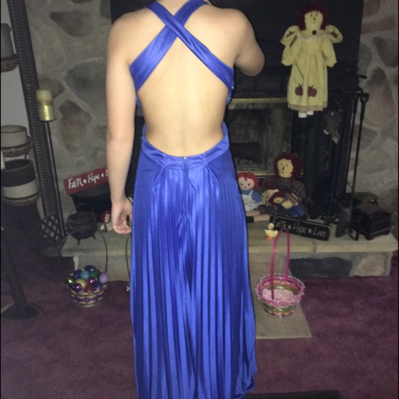 Royal blue, long prom dress - Picture 2 of 2