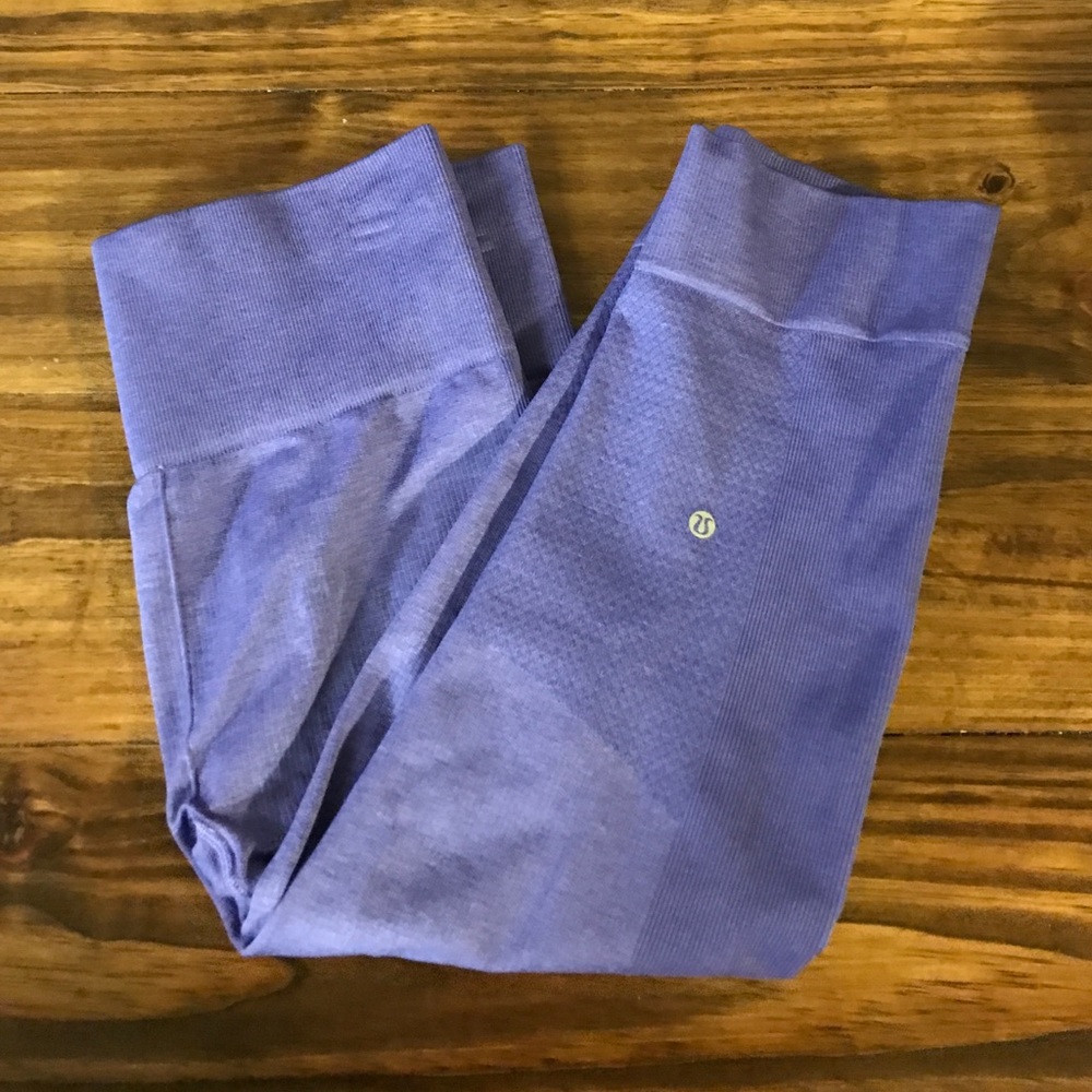Lululemon Purple Crops size 6