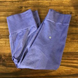 Lululemon Purple Crops size 6