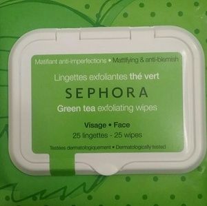 Sephora Green Tea Exfoliating Wipes