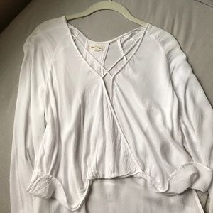 Urban Outfitters White Flowy Top