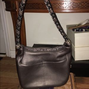Brighton Barbados pewter handbag