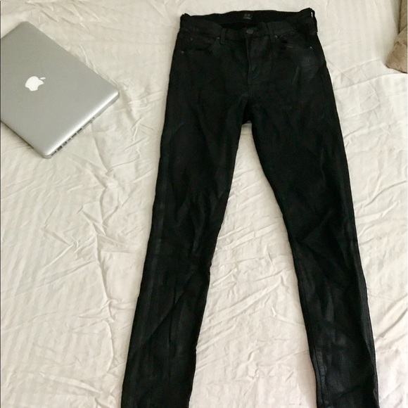 Citizens of Humanity Rocket "Leatherette" Jeans - Picture 8 of 8