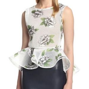 Floral Peplum Top