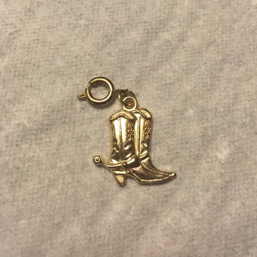 Cowboy boot charm