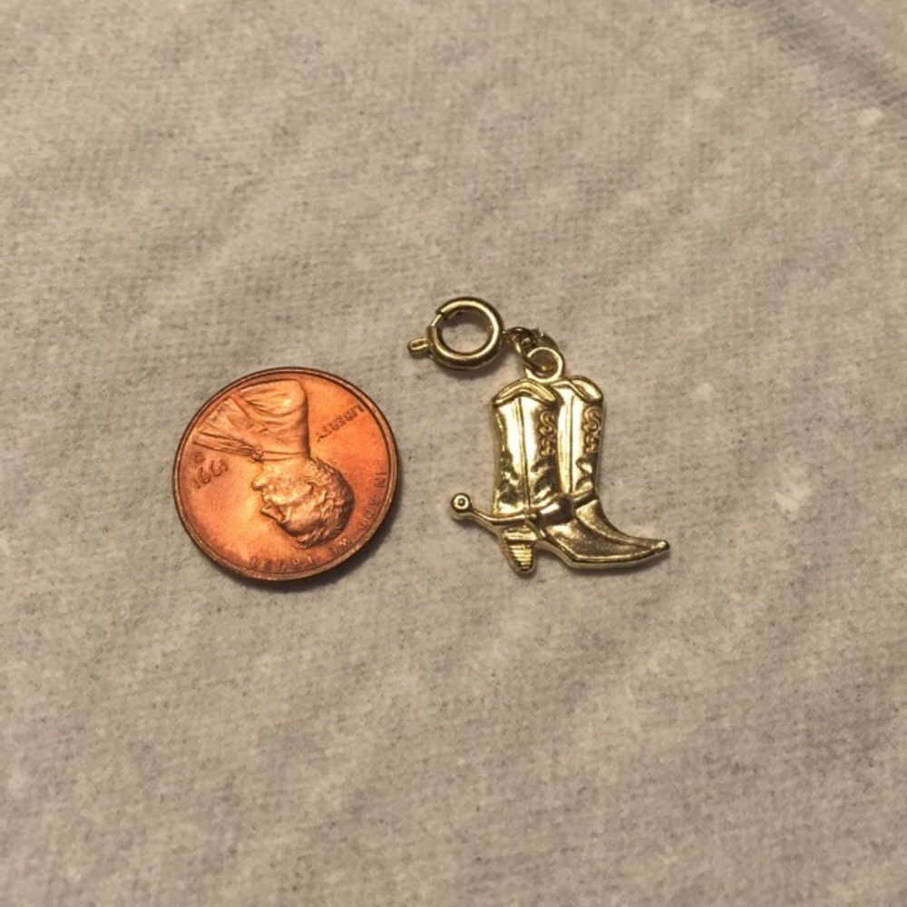 Cowboy boot charm - Picture 2 of 3